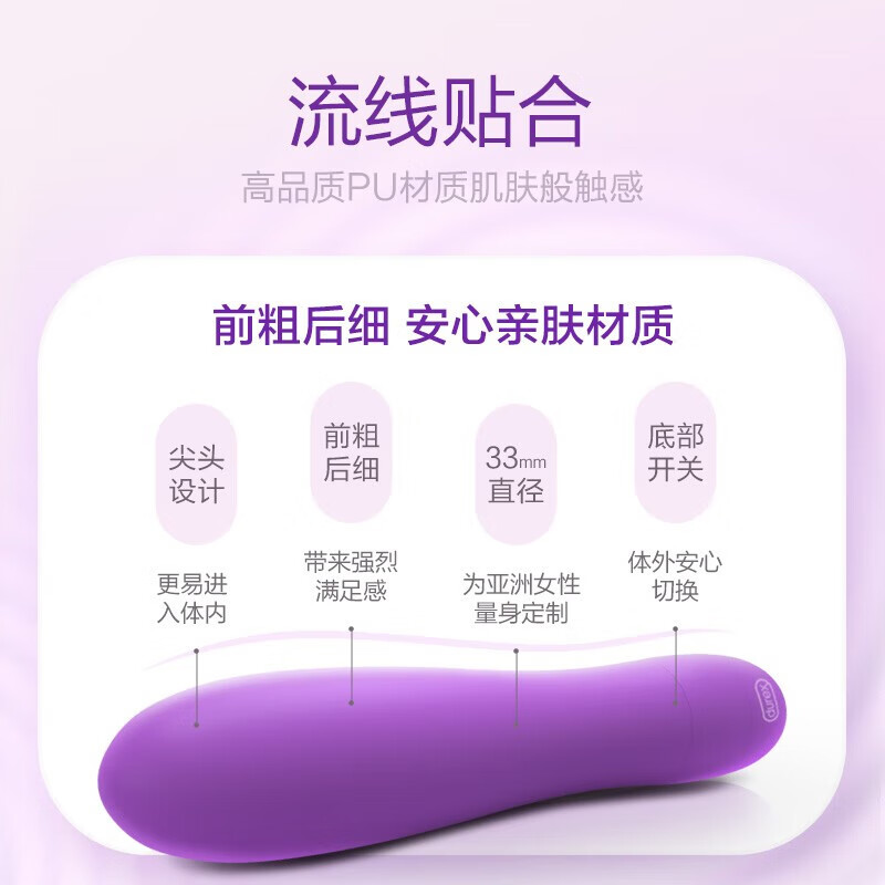 Durex multi-speed vibrator, female physiological decompression tool, masturbation stick, massage stick, AV stick, adult sex toy, multi-frequency strong shock, multi-speed vibrator