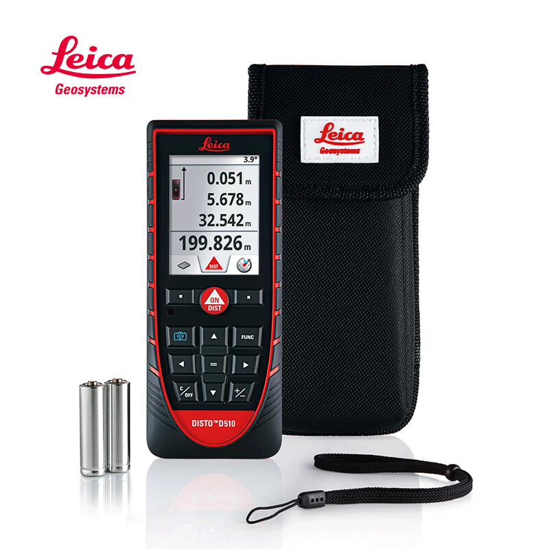 Leica D510 laser rangefinder high-precision 200 meters outdoor infrared electronic ruler Bluetooth measurement room Leica height measurement D510 standard (outdoor model 200 meters with Bluetooth)