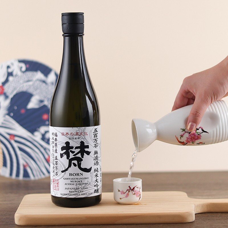 Van Five Million Stone Sake 720ml Junmai Daiginjo Imported from Japan Xinkou Japanese Sake New Year's Gift