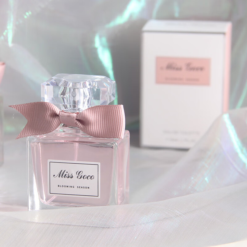 Bodie Pink Charm Sweetheart Perfume Flowery Sweetheart Miss Pink Lady Powder Encounter Long-lasting Light Fragrance Christmas Gift for Girlfriend