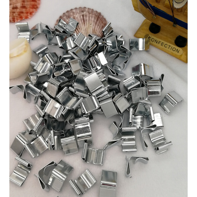Cypress lattice bridge welding-free buckle small medium bridge spring buckle bridge cover plate buckle bridge buckle small 100 pieces