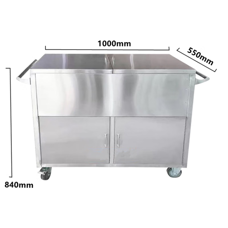 Fenglang JD healthy garbage transfer truck stainless steel sterile goods transfer truck waste transfer truck lower delivery truck sewage truck 304 stainless steel 1000*550*840mm