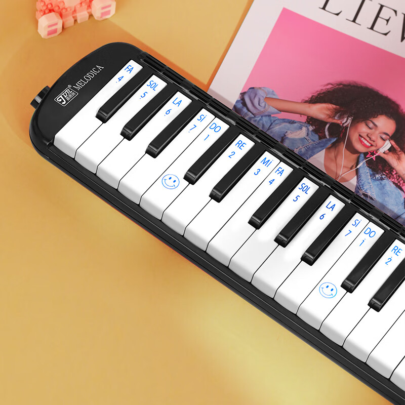 Jiade Rui JDR mouth organ 37-key primary school students teaching children beginners adults special playing wind instrument black