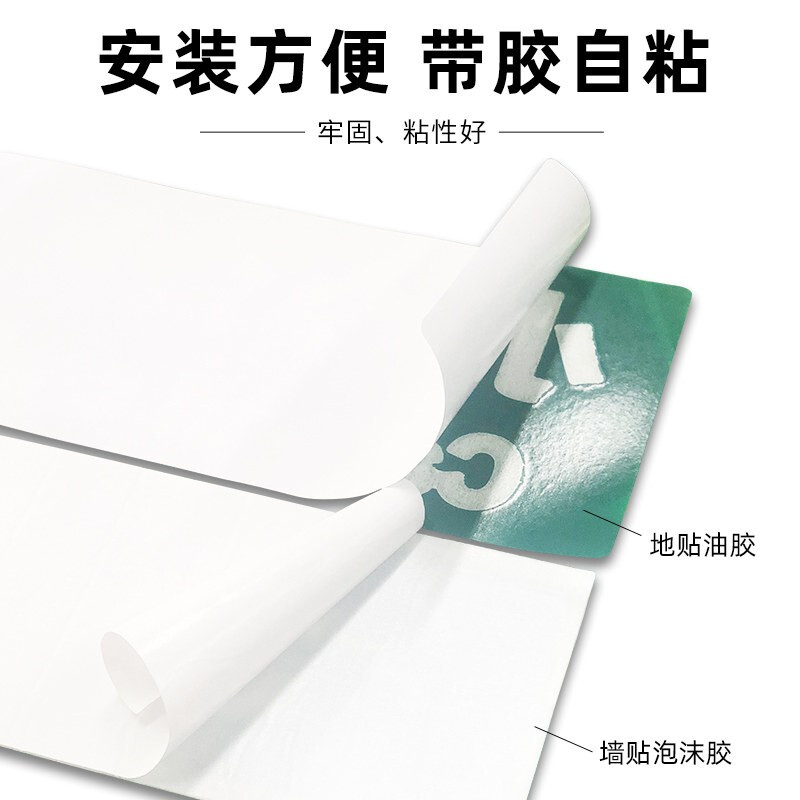 Minggu safety exit sign sticker fire floor sign emergency passage evacuation direction sign