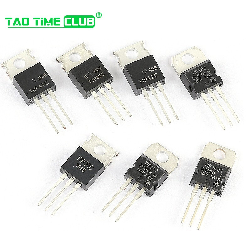 TIP41C TIP122/127/42/31/32/142 Power transistor package TO220 Transistor NPN TIP42CTU Transistor package TO220 2 pcs