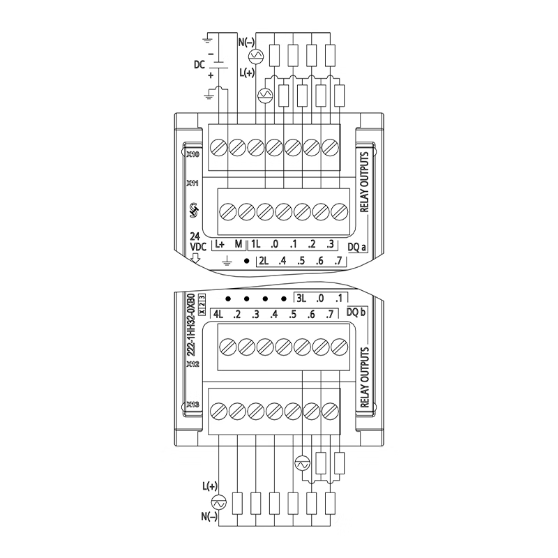 Siemens 6ES7222-1HH32-0XB0 PLC module controller SIMATIC S7-1200, digital output SM 1222