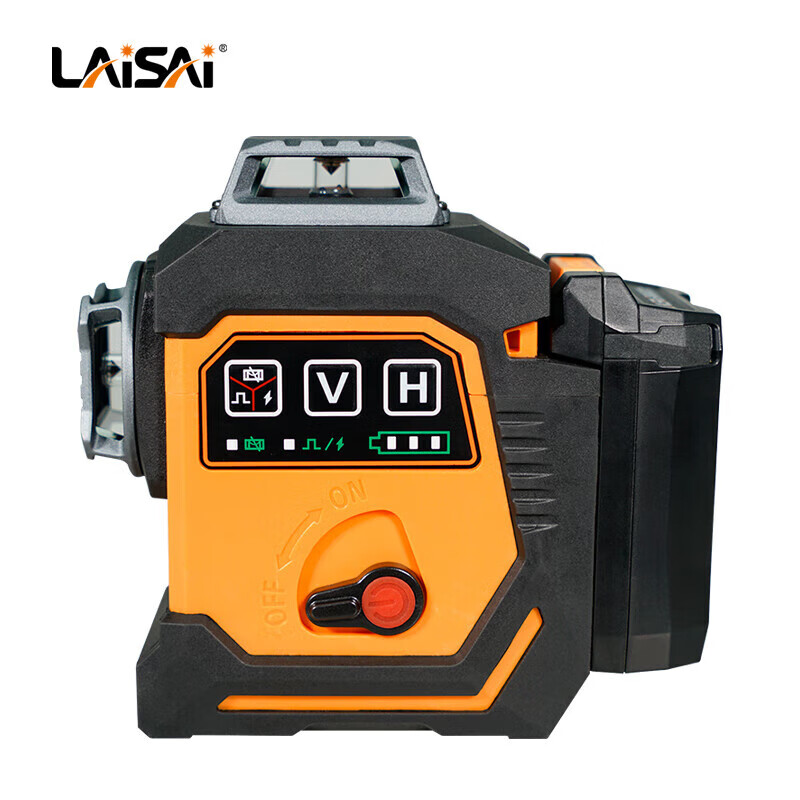 Laser 12-line level meter new 200 mW LS6667 high brightness and high precision strong light thin line infrared level meter new strong red light 200 mW 6667 standard + battery