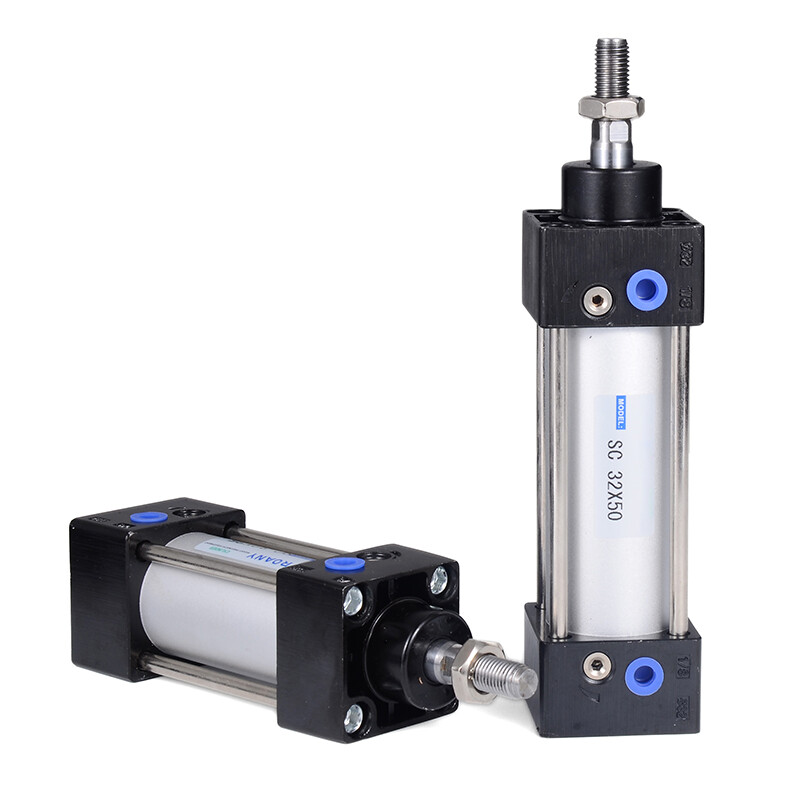 Jinggong Yade passenger type standard cylinder large thrust small SC cylinder standard cylinder cylinder pneumatic complete set of accessories 32-100 SC50*75