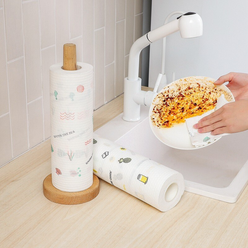 Mengting lazy rag disposable rag non-woven dishcloth kitchen roll 150 pieces 3195