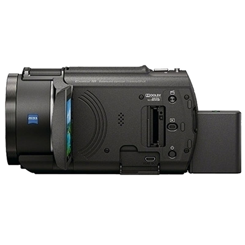 Sony (SONY) FDR-AX45A 4K digital high-definition camera, concert home teaching conference live broadcast camera, portable Vlog handheld DV player, Sony AX45A official standard (body memory 64G)