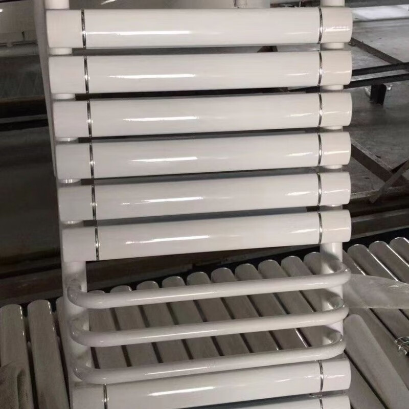 Qinkai home radiator copper-aluminum composite water heating radiator towel rack small basket bathroom wall-mounted bathroom floor heating copper and aluminum style 400*1200