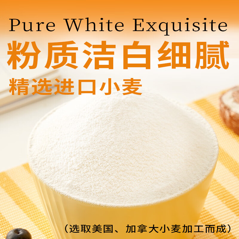 Zhanyi Bread Flour High Gluten Wheat Flour 500g*2 + Highly Active Yeast 50g Baking Ingredients Set