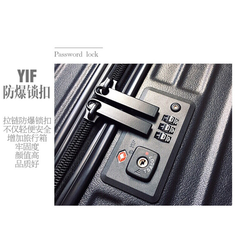 DCLOUD suitcase 40-inch men's large-size suitcase large-capacity trolley case 36-inch large password box extra-large model 34-inch thickened suitcase women's overseas leather suitcase matte black (anti-scratch) 40 inches height 78*width 41*thickness 38