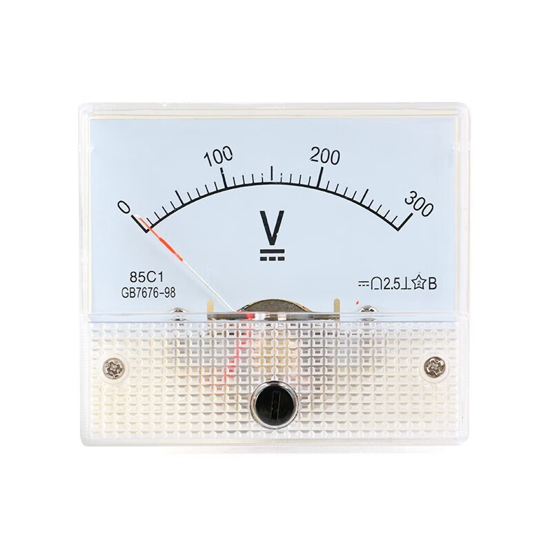 Ouhuayuan DC pointer voltmeter type 85C1 5V 10V 20V 30V 50V 100V 200V 300V DC 100V