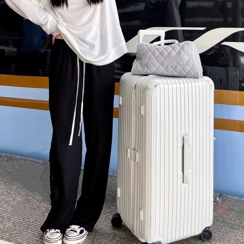 DCLOUD suitcase 40-inch men's large-size suitcase large-capacity trolley case 36-inch large password box extra-large model 34-inch thickened suitcase women's overseas leather suitcase matte black (anti-scratch) 40 inches height 78*width 41*thickness 38