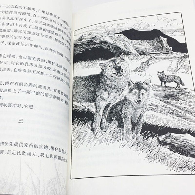 Dream of the Wolf King Shen Shixi's genuine animal novel series 8-10-12 year old children's literature 2021 new edition extracurricular book for primary and secondary school students in grades 3, 4, 5 and 6
