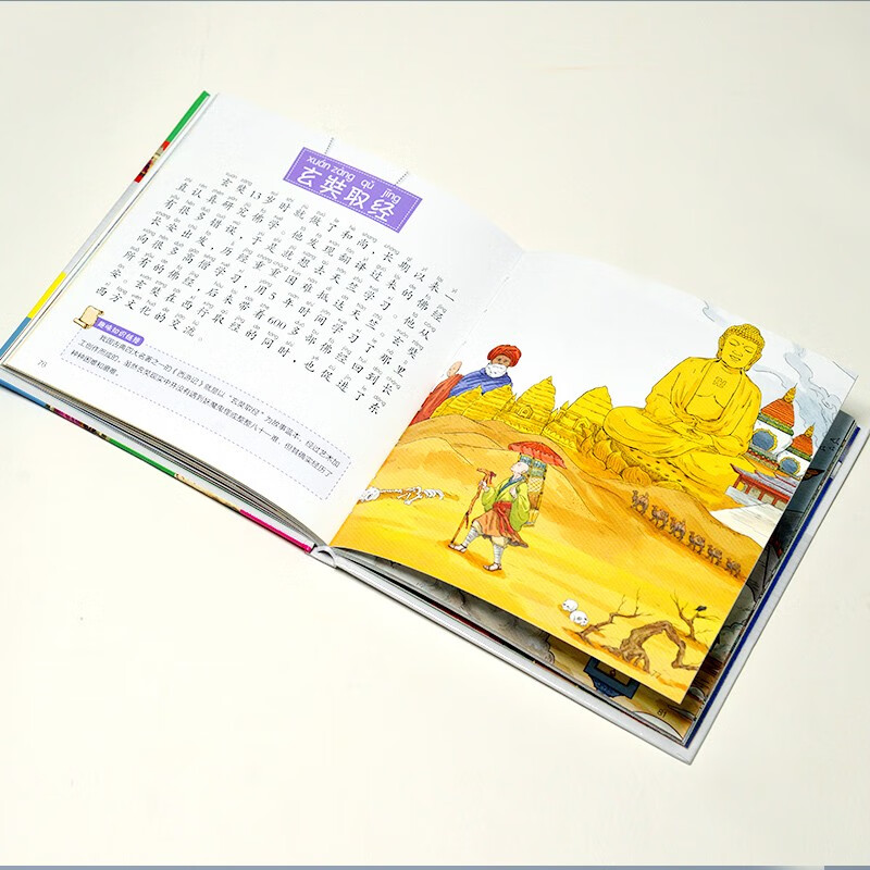 Encyclopedia of Chinese Historical Stories (1-minute children's encyclopedia) Soft-packed hardcover with audio accompanying, phonetic version, popular science reading, 3-6-8 years old, kindergarten, first, second and third grade