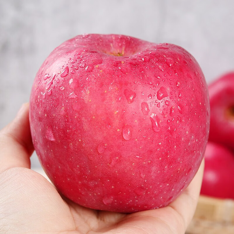 Longyuan Red SF Home Jingning Apple Gansu Red Fuji Fruit Apple High-end Gift Box Directly from Source Free Shipping 12 Pieces 85 High-end Gift Box