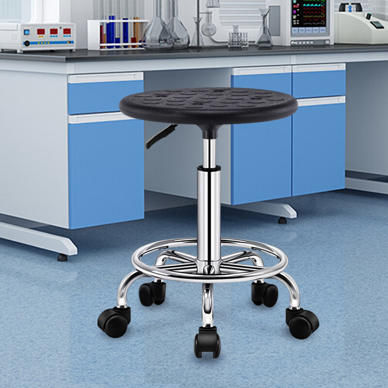 Liduofang anti-static lift chair laboratory lifting round stool operating table chair workshop work stool anti-static stool lifting swivel chair pulley model can be customized