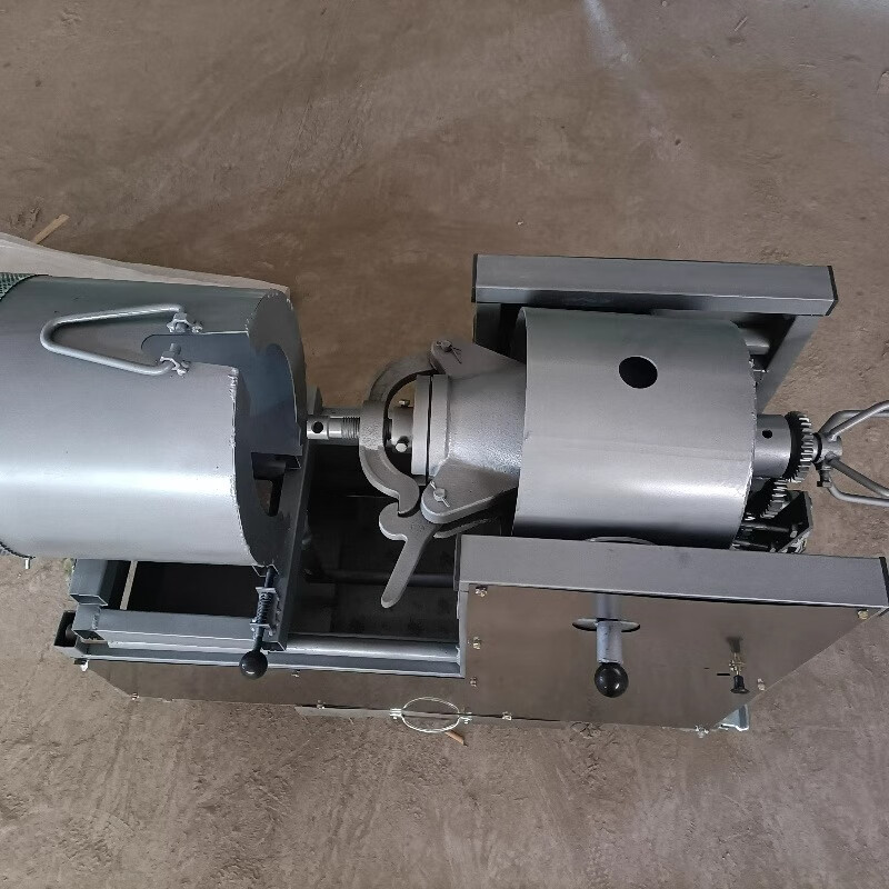 Dekebang fully automatic new old-fashioned pot-free all-in-one anti-flying popcorn machine cannon coal-fired stall fried rice popcorn three-pound cast iron one-piece pot