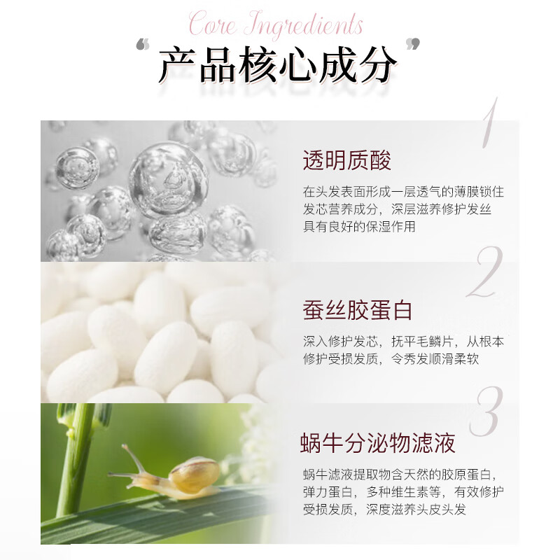 DIFO Snail Essence Repairing Hair Mask Conditioner Smoothes Frizz, Perms, and Damaged Saviours 400ml Christmas Gift