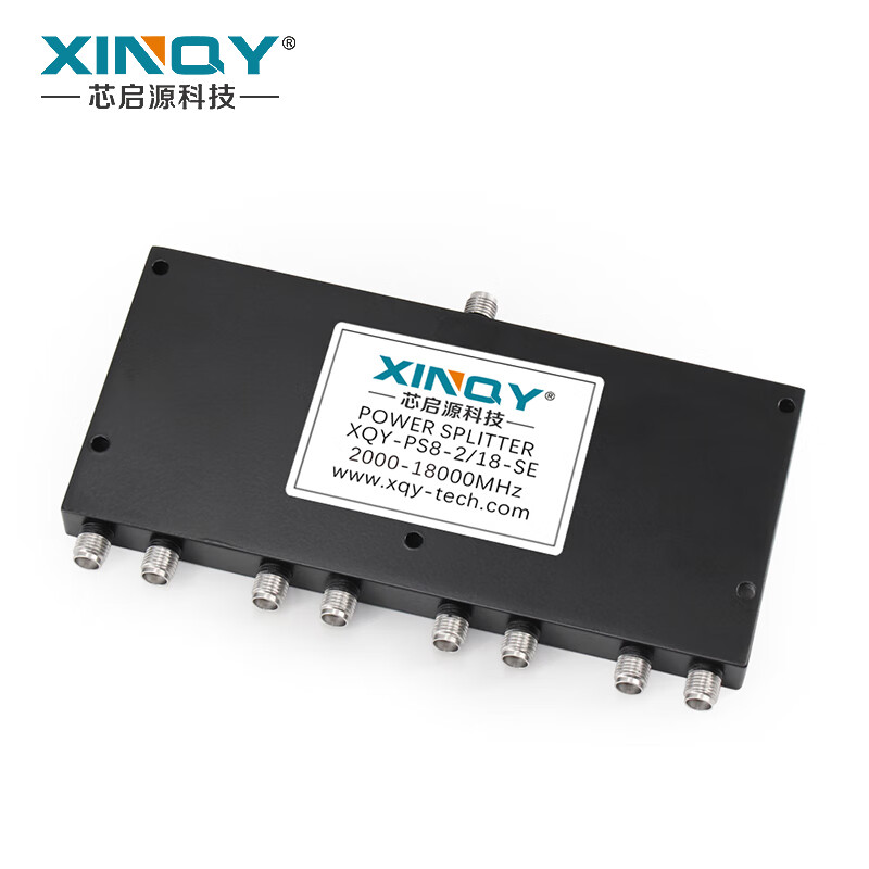 XINQY Xinqiyuan SMA power splitter 1/8 2-18G RF power splitter 2000-18000MHz PS8-2/18-SE