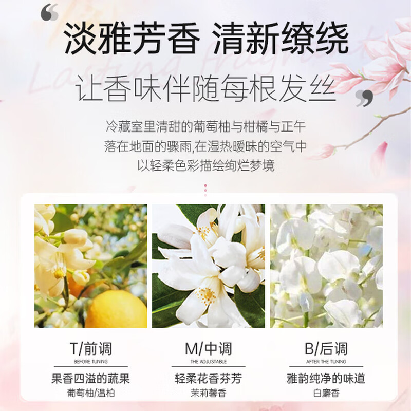 Shuguan Perfume Conditioner Women's Smooth Dry Hydrating Care Hair Mask Genuine Official Brand Improves Frizz Value Recommended Conditioner 800ML*2 Bottles