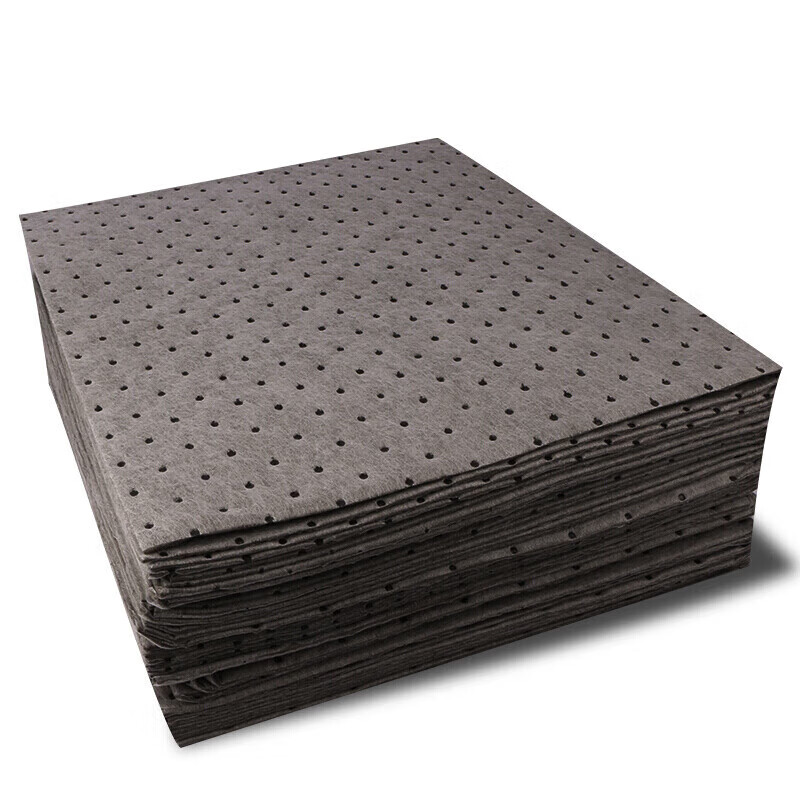 Shengu industrial absorbent cotton, oil-absorbent cotton sheet, liquid-absorbent cotton strip, oil-absorbent rope, oil stain treatment, oil-absorbent felt, stain-absorbent pad, absorbent cotton sheet, 40*50cm*2mm, gray