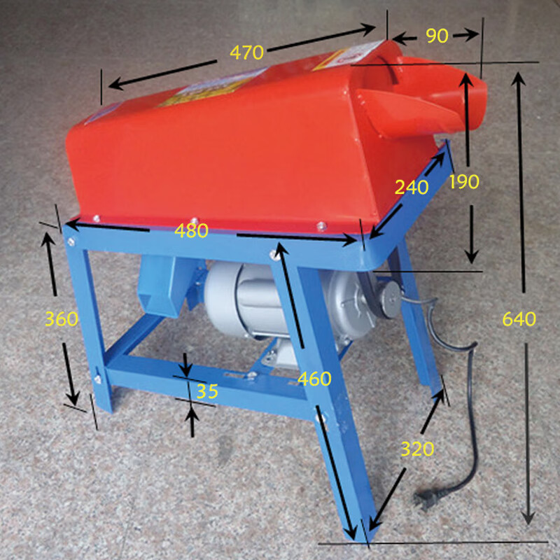 Wen Yijia customized factory direct supply corn thresher small household electric corn peeling artifact household corn electric motor peeling corn thresher + aluminum core motor