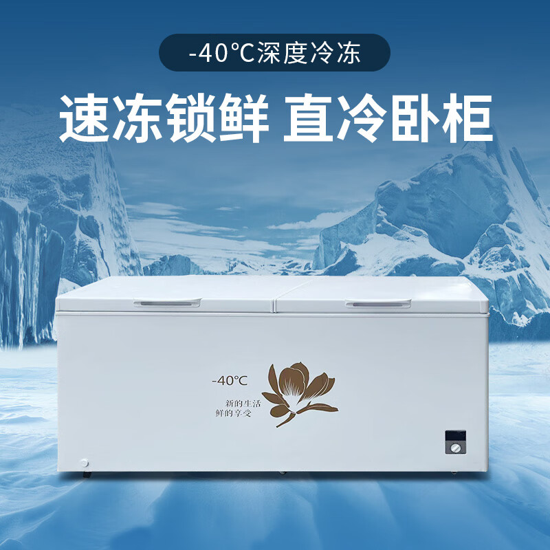 Dax air-cooled frost-free freezer large-capacity commercial horizontal fully frozen deep-cold seafood ultra-low temperature refrigerator-30 BD-250W air-cooled frost-free intelligent temperature control