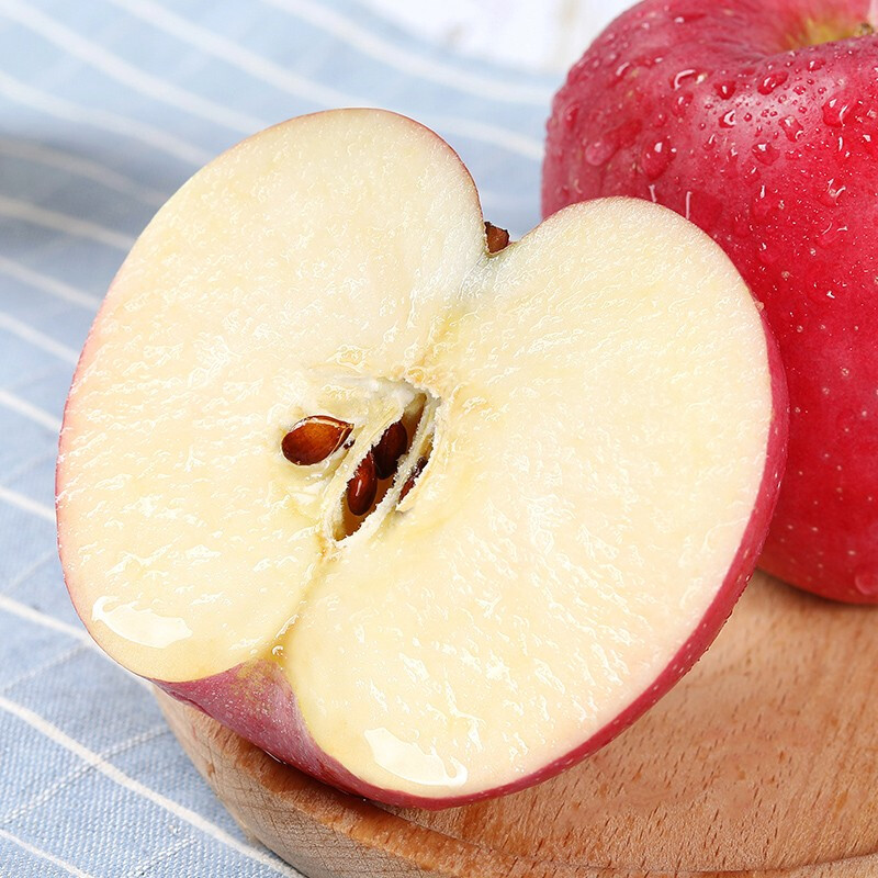 Longyuan Red SF Home Jingning Apple Gansu Red Fuji Fruit Apple High-end Gift Box Directly from Source Free Shipping 12 Pieces 85 High-end Gift Box