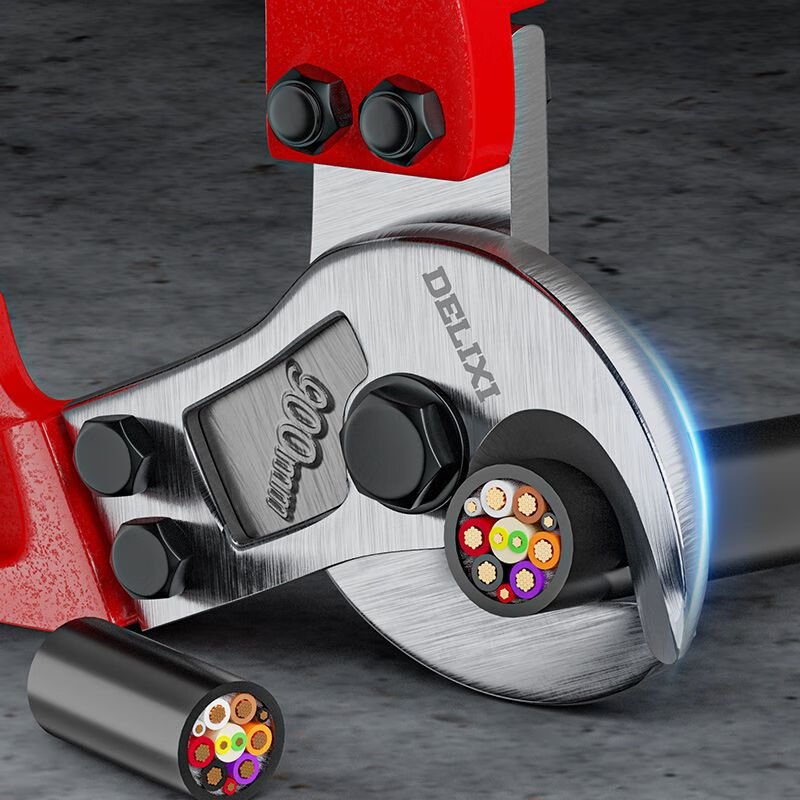 Delixi cable scissors, wire cutters, cable pliers, wire cutters, manual special cutter, cable cutting artifact, 24-inch labor-saving large-head cable cutter