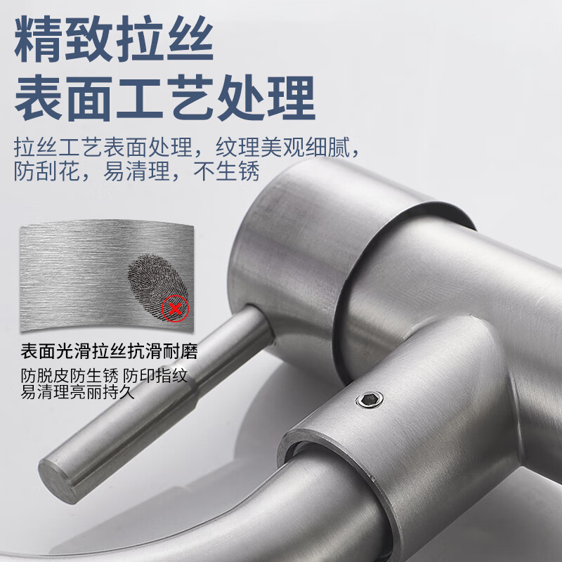 KEGOO in-wall kitchen faucet rotatable single-cool bathroom balcony laundry pool sink faucet K220803