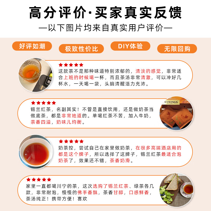 TWININGS premium Ceylon black tea imported from Poland 25 bags*2g tea bag tea hot bubble tea bag New Year gift