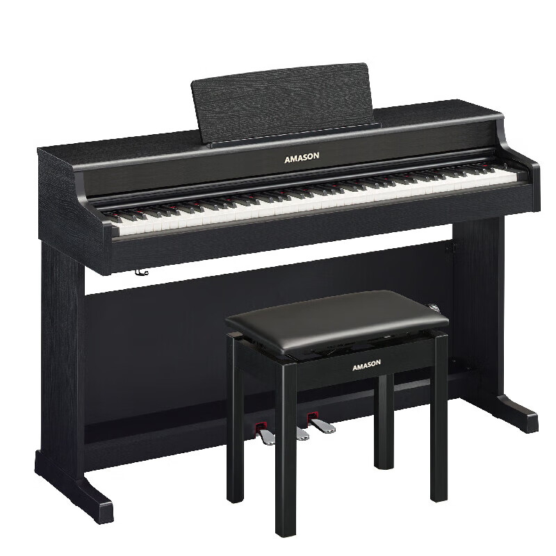 Amason Pearl River Piano Solid Wood Keyboard 88 Keyboard Electric Piano Adult Children Digital Grade Examination Electronic Piano V07S