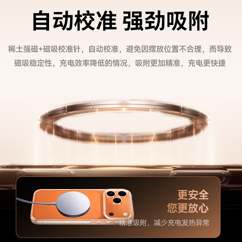 CoolFeng suitable for iPhone17ProMax mobile phone case Apple protective case upgraded material magsafe magnetic charging ultra-thin anti-fall airbag all-inclusive transparent soft shell