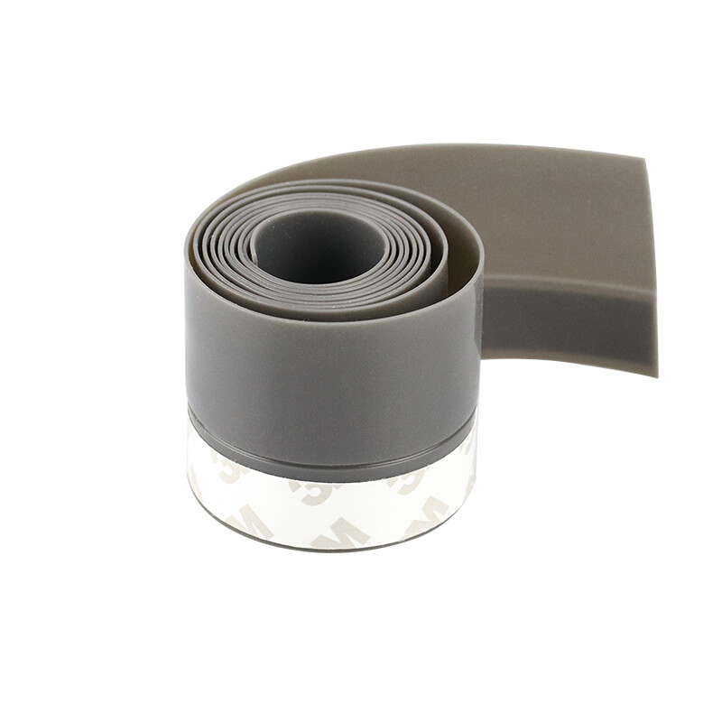 Hasdick Beijing warehouse delivery HK-518 self-adhesive sealing strip sound insulation waterproof strip door seam door bottom windproof strip glass door seal black 25mm 5 meters (2 rolls)