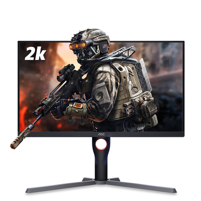 95% new AOC 27-inch 2K high-definition 240Hz IPS wide color gamut 0.5ms fast LCD HDR400 low blue light no flicker narrow frame gaming e-sports computer monitor Q27G3ZE