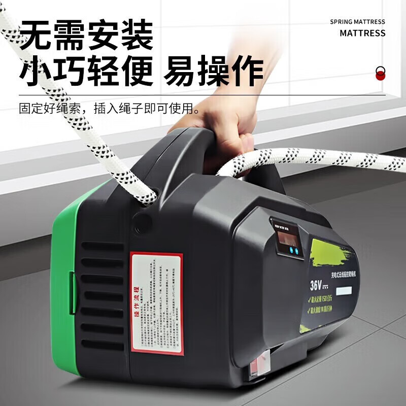 Shantou Lincun Rechargeable Rope Climbing Machine Outdoor Lift Electric King Kong Hoist Wireless Remote Control Exterior Wall Hoisting Crane Artifact 8 meters/minute, load capacity 240 kilograms, battery life 250 meters