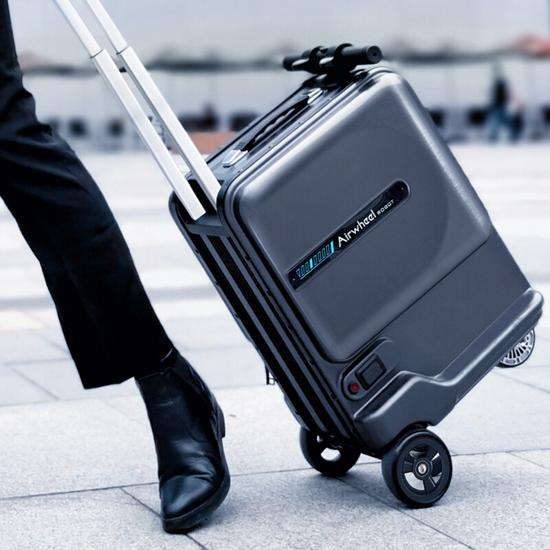 Airwheel Airwheel electric suitcase can ride, smart trolley case, travel boarding case, 20-inch suitcase, can sit