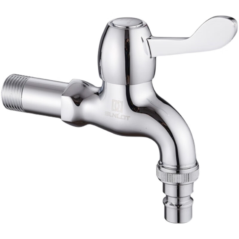 Shenluda launches new single-cooled medium-length household washing machine special faucet connector dual water nozzle 11 LD11717