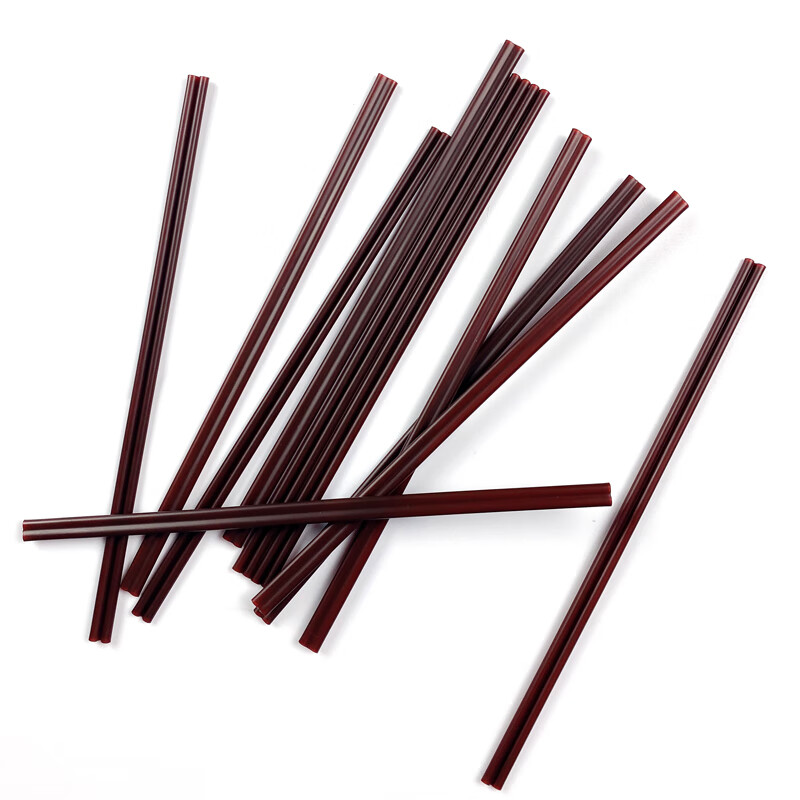 Babic disposable coffee straw stirring stick hot drink juice double-hole plastic independent thin straw 15 cm * 100 pieces