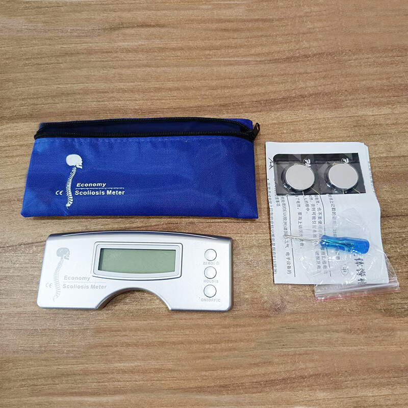 Lipinhui Scoliosis Measurement Ruler Electronic Screening Ruler Horizontal Ruler Scoliosis Detector Practical Rehabilitation Estimated Light Gray