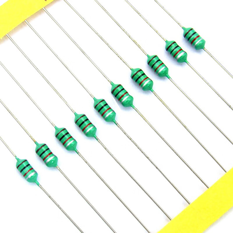 PAKAN 0307 color code inductor color ring inductor pack 1UH/10/100uh 12 kinds of inductance values 10 pieces each, 120 pieces in total