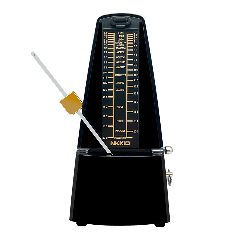 NKKIO Nikon Metronome Japan Imported Movement Piano Grading Special Instrument Universal Classic Model-Black