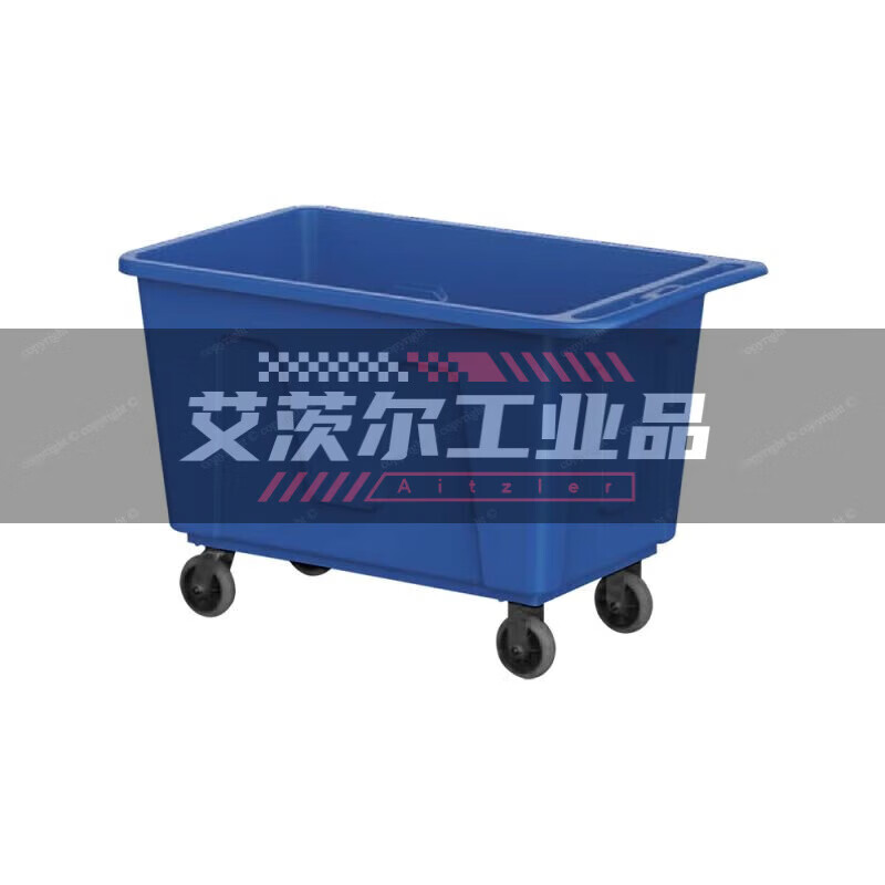 Laundry linen cart hotel linen storage cart room service cart Baiyun Bao Laundry Factory Southern Plastic Bao small gray rack white bucket 6-inch wheel 280L