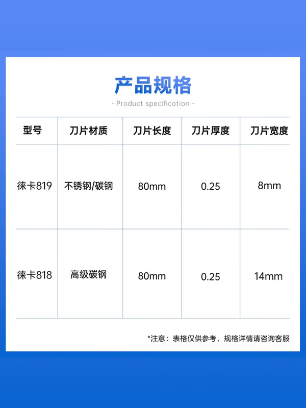 German imported Leica LEICA819 818 Leica pathology section disposable special Leica 818 (wide blade) / box