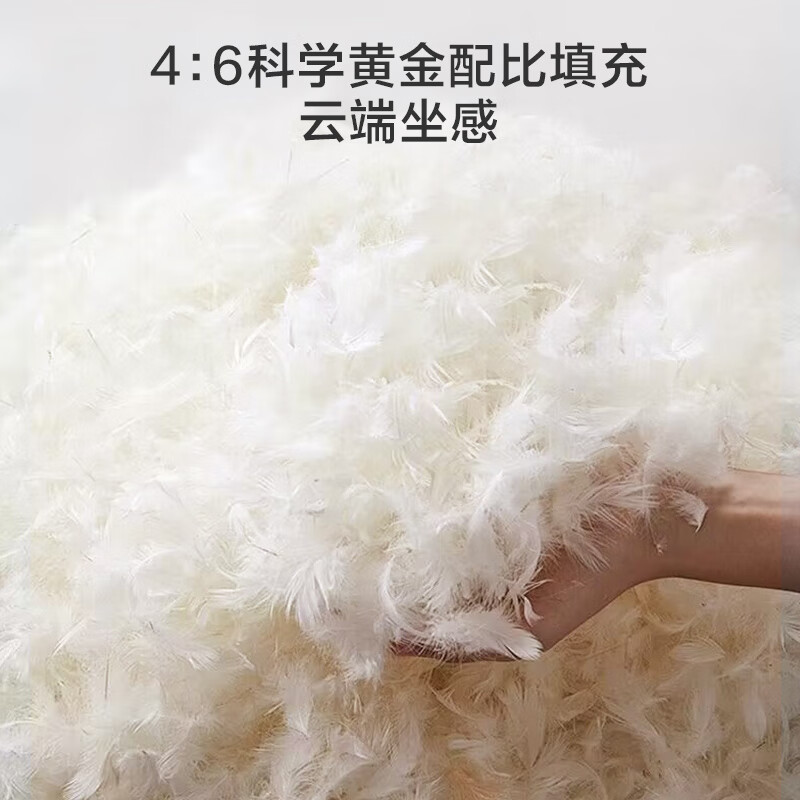 Jingdong Yunfan Cream Wind Fabric Sofa Anti-cat Scratch Short Velvet All-in-One Two-Purpose Lazy B&B Sofa 2.7m