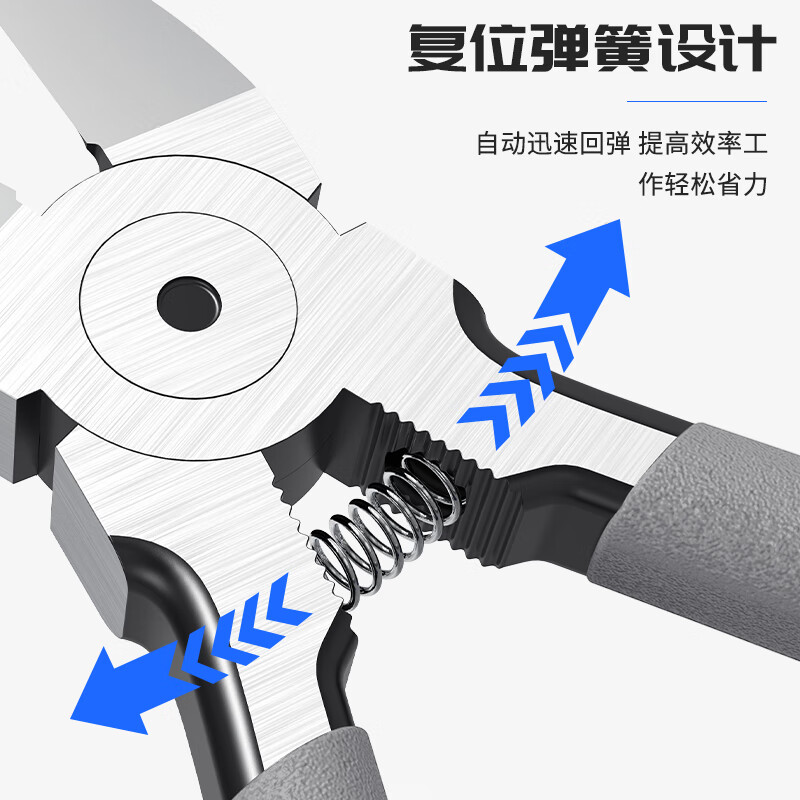 Ruineng water mouth pliers diagonal nose pliers 6-inch model cutting pliers electrician wire cutter industrial grade partial mouth pliers diagonal nose pliers wire cutting pliers