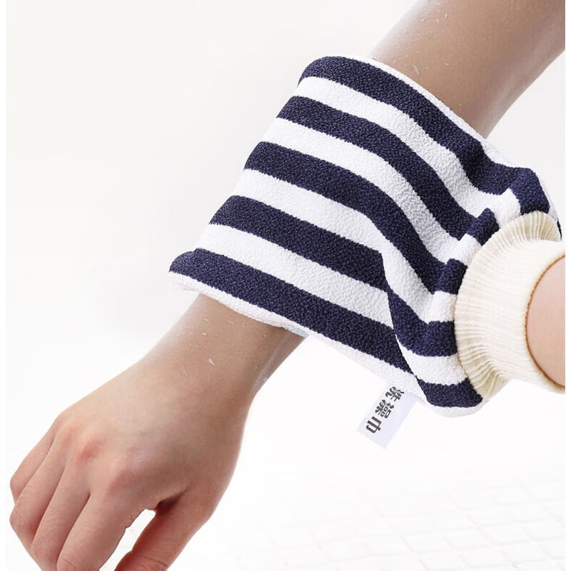 Powerful decontamination bath towel double-sided thickened bath towel coarse sand bath towel artifact bath back rub artifact poke bath towel random color